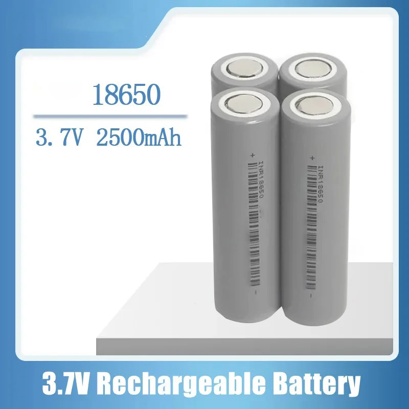 PURFIELD ICR18650 Rechargeable Battery 3.7V 2500mAh Li-ion Cell for Power Tool Flashlight Solar light