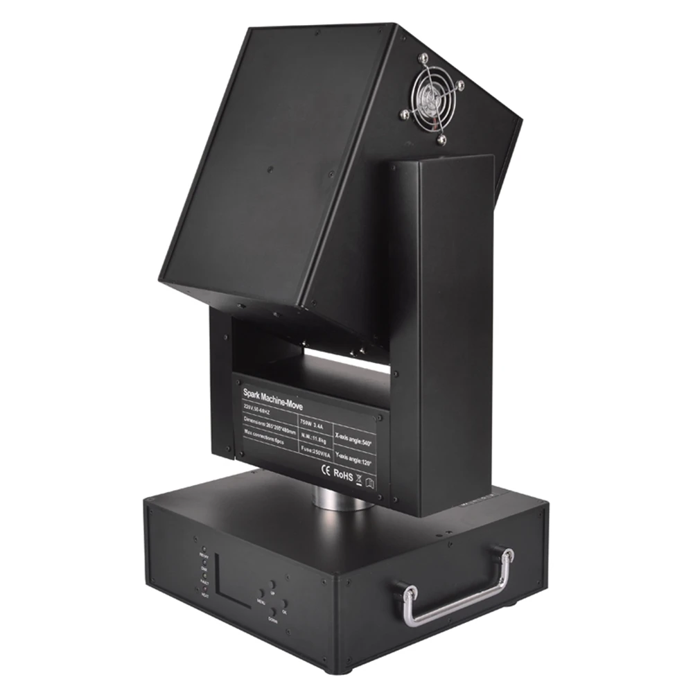 750 Вт Hanson Pro Systems HPS-PHOENYX-BLK DMX Фонтан Искровый порошок Phoenix Movinghead Moving Head Cold Spark Machine