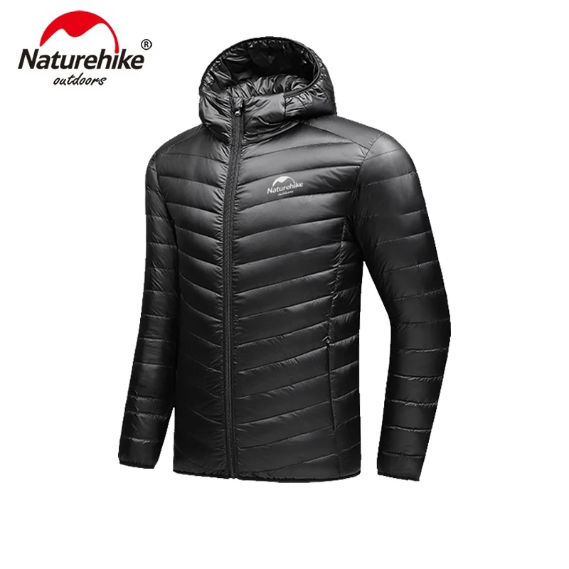 Фото Куртка Naturehike для осени и зимы: новая улучшенная модель, ультралегкая, с утиным пухом, для мужчин, для активного отдыха, кемпинга и походов №2