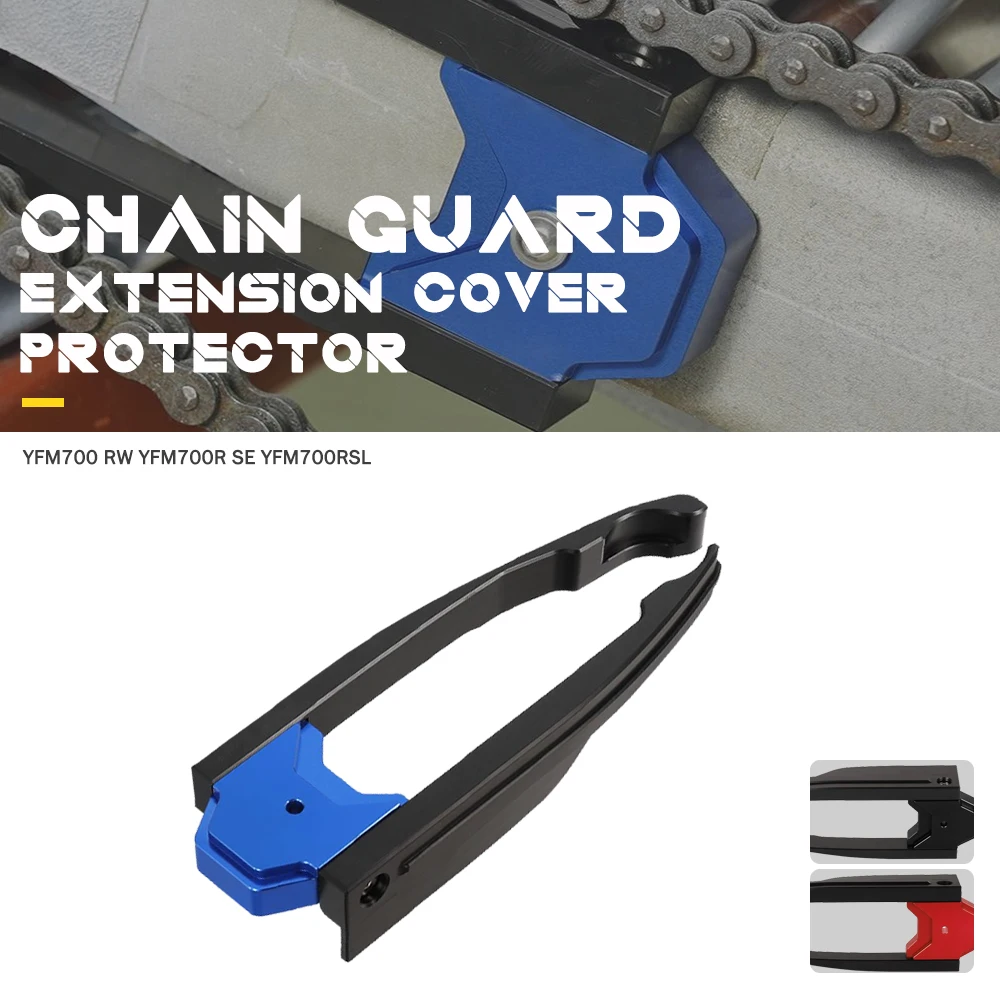 

Chain Guide Guard Cover Protector For Yamaha Raptor 700 700R YFM700RW YFM700R SE SL 2009-2012 2013 2014 2015 2016 2017 2018 2019