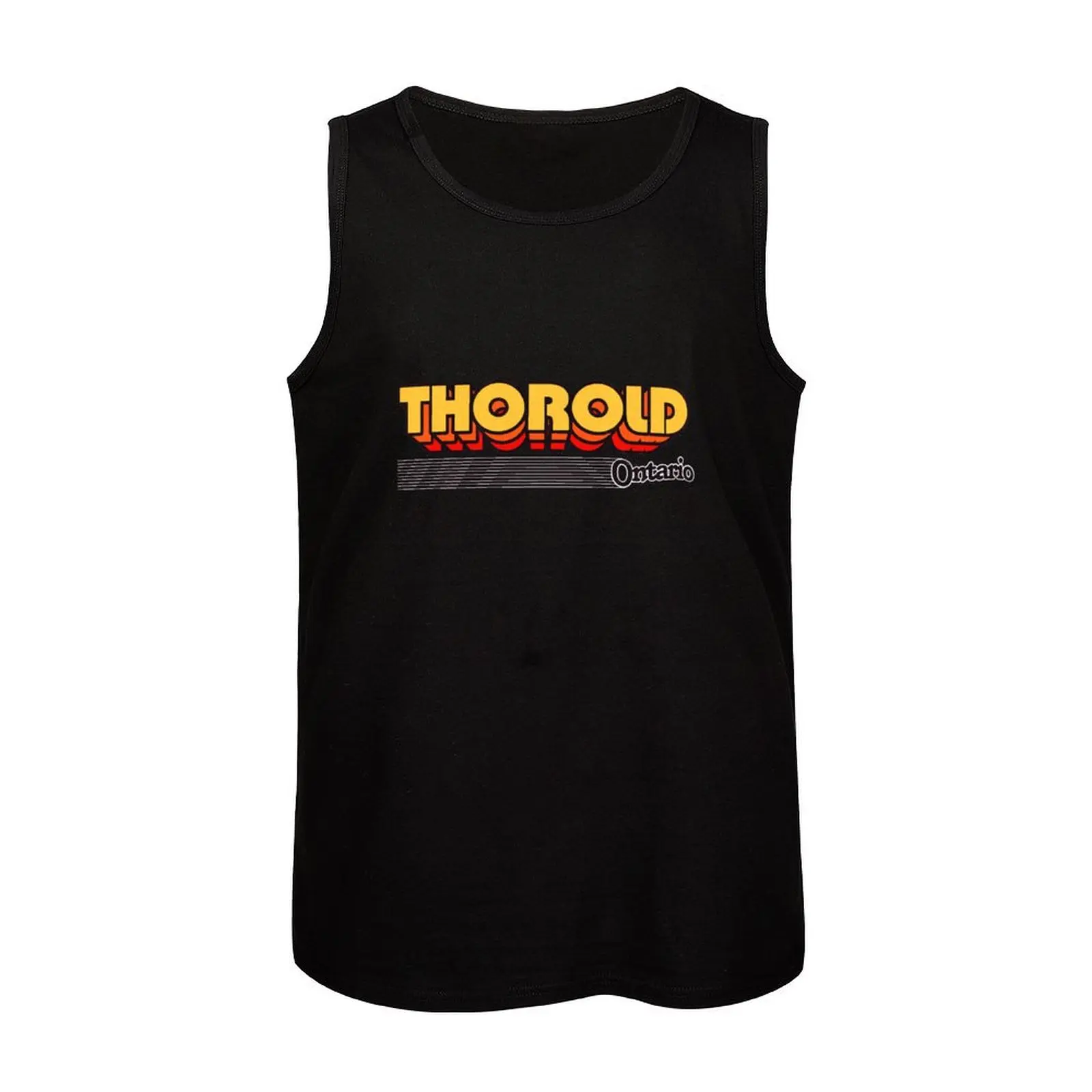 Thorold Ontario Ретро Полосатый Майка сексуальная одежда мужская футболка Мужские