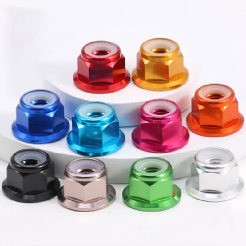 

Фланцевые гайки из алюминиевого сплава M2-M8 11 цветов