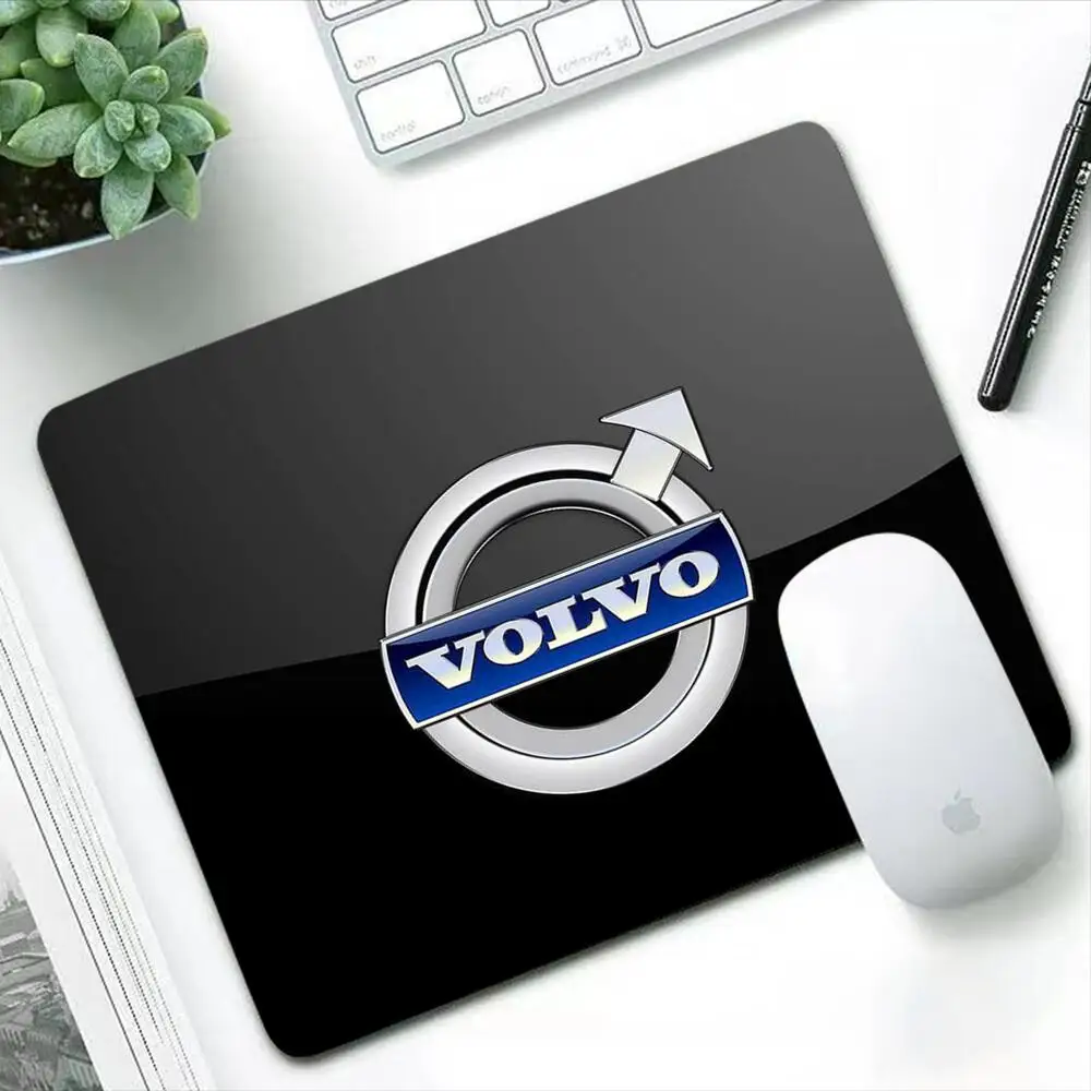 

Volvo Small Gaming Mouse Pad XXS Laptop Office Keyboard Desk Mat Rubber Game Protection Mats Computer Rubber Anti Slip Mousepad