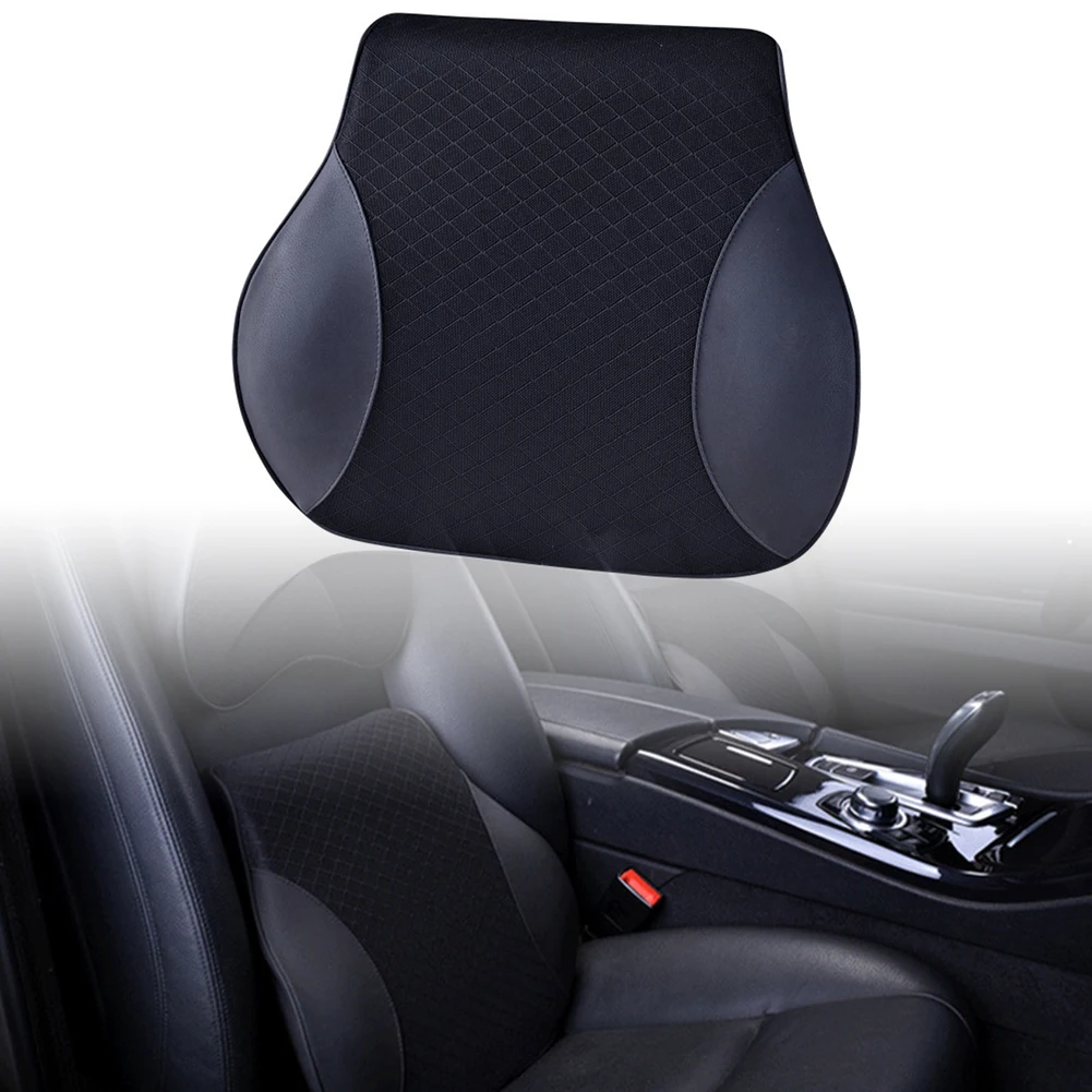 

Car Seat Cushion Back Cushion Lumbar Support Pillow For Office Chair Fabric Memory Foam Car Seat Cushion For Back Pain Relieve
