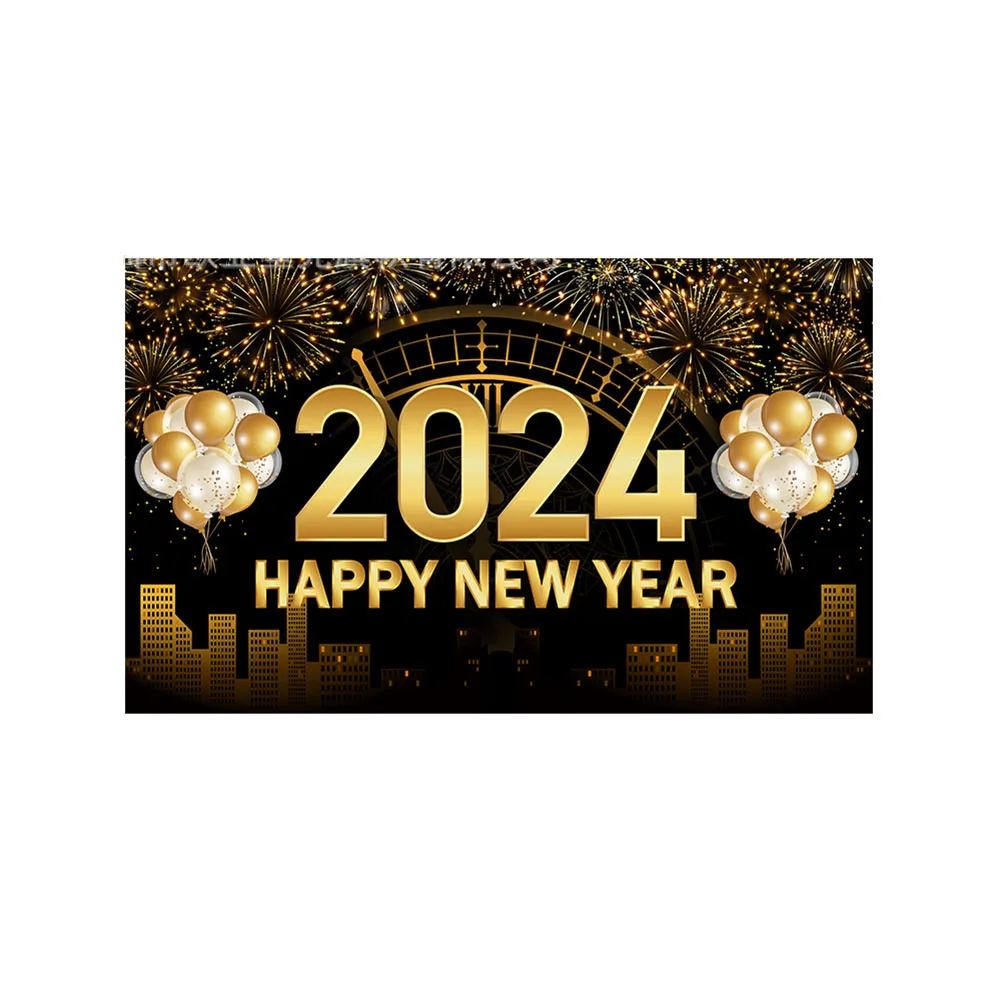 

Celebrate 2024 with Style New Year\\\\\\\\\\\\\\'s Eve Party Banner Perfect for Creating a Beautiful Atmosphere at Your Party