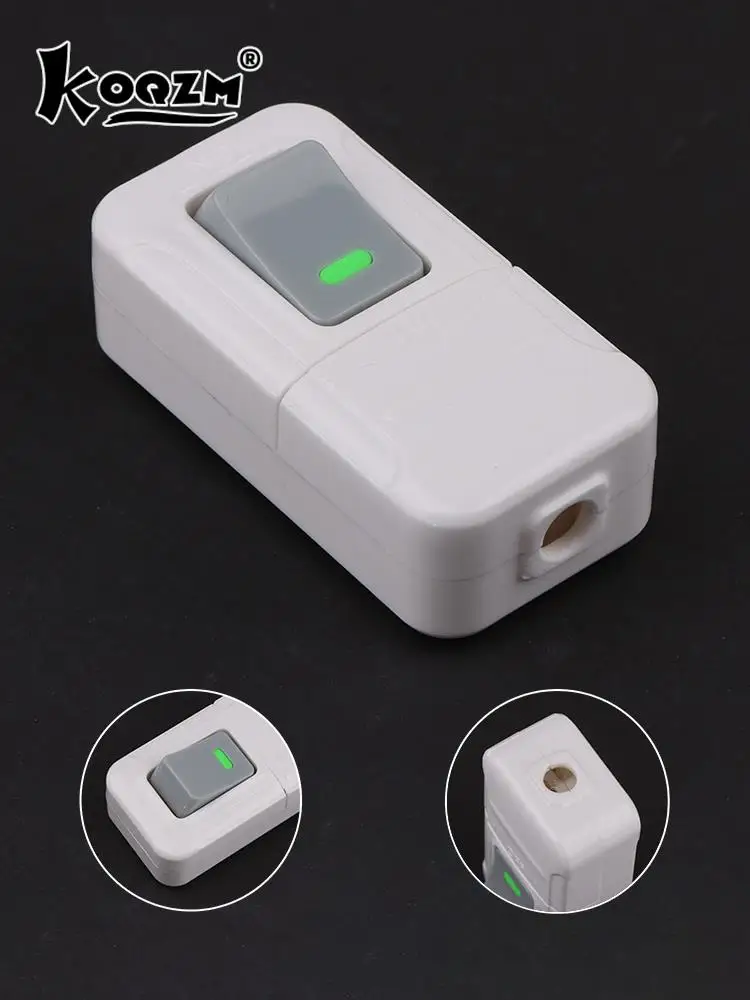 

Переключатель белый 6А 250В