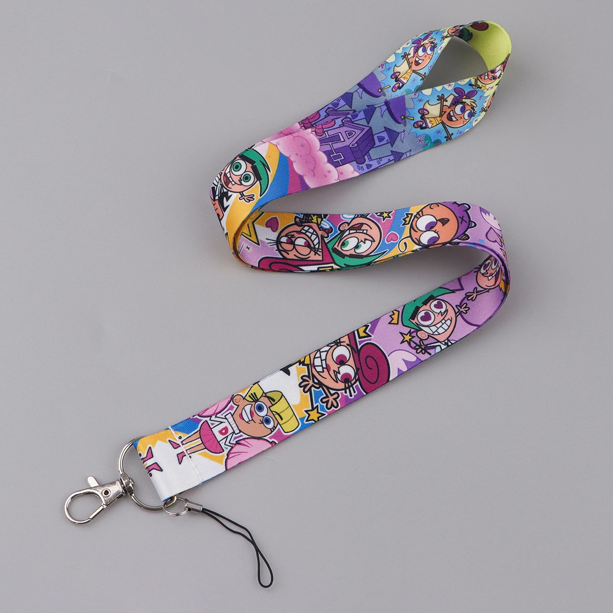 Грайливый Анимационный Брелок С Забавным Ремешком Металлический Держатель