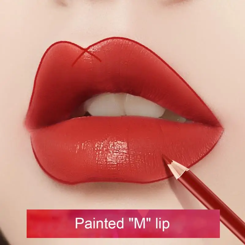

Cosmetic Lip Liner Professional Matte Waterproof Lady Charming 16 Colors Lipstick Pencil Contour Makeup Lipstick Tool TSLM2