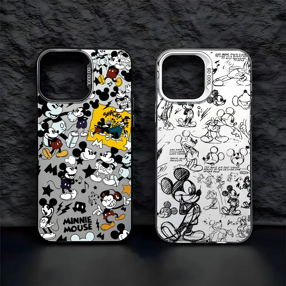 Full Screen Mickey Mouse Case for Xiaomi Redmi Note 10 11 12 13 13C 14 14C A1 A3 K60 Ultra Pro Plus 4G 5G Shockproof Back Cover