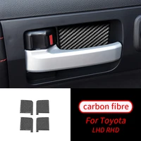 for toyota tundra 14 18 real carbon fiber door handle bowl interior cover trim car interior accessories car interior supplies