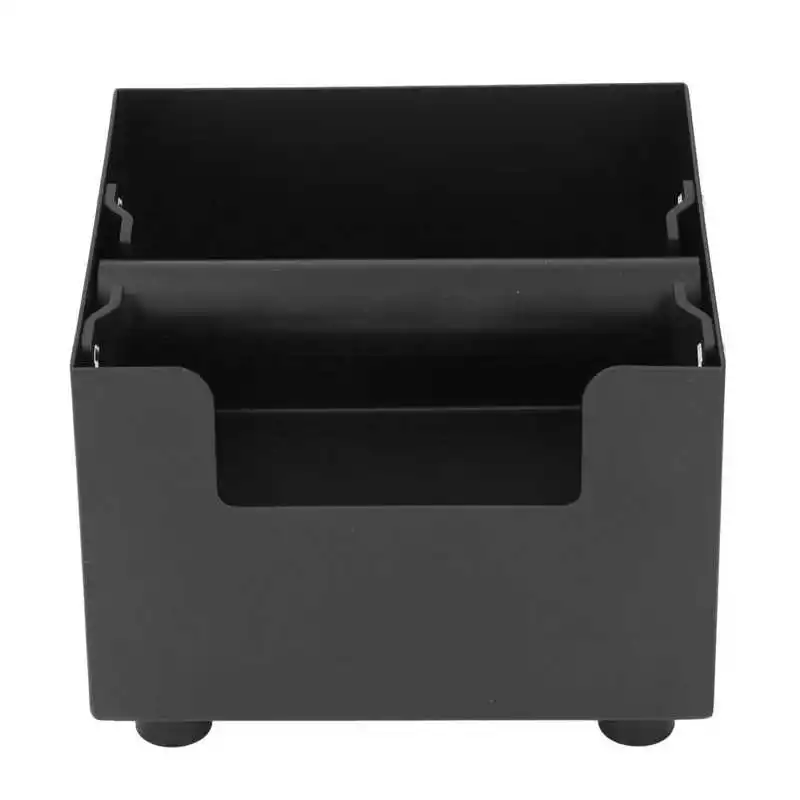 

Magots Set Coffee Knock Box Ground Waste Bin Container Stainless Steel Drawer Type Small Square Black coffee maker for Mocha