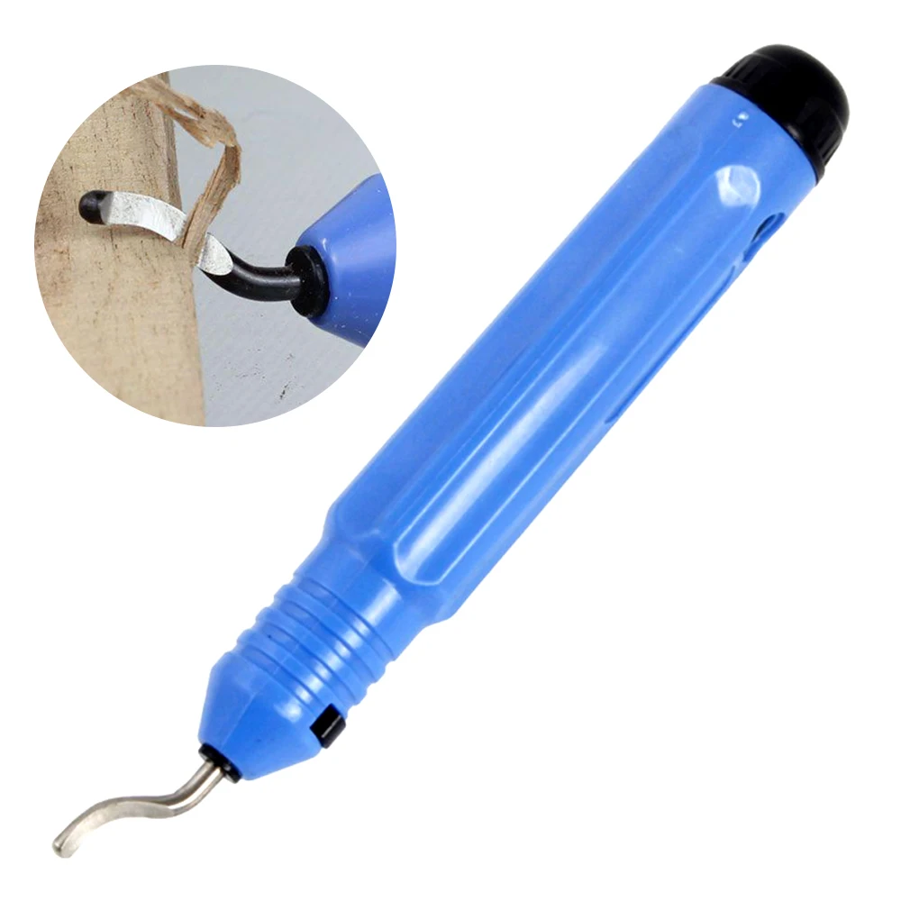 

1Set Tools Fixed Handle Plastic Burr Pocket Knife Scraper Blades Trimming Neaten Deburring Head Cutter Tool Set High-Speed Steel