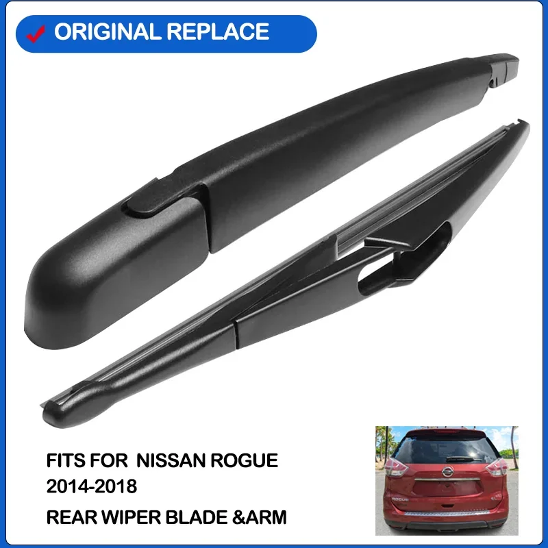 Фото Подходит для Nissan Rogue 2014-2018 Nissan Tiida C12 Juck MK1 X-trail, заднее лобовое стекло, щетка для чистого окна задней двери 287803 JA0A №1
