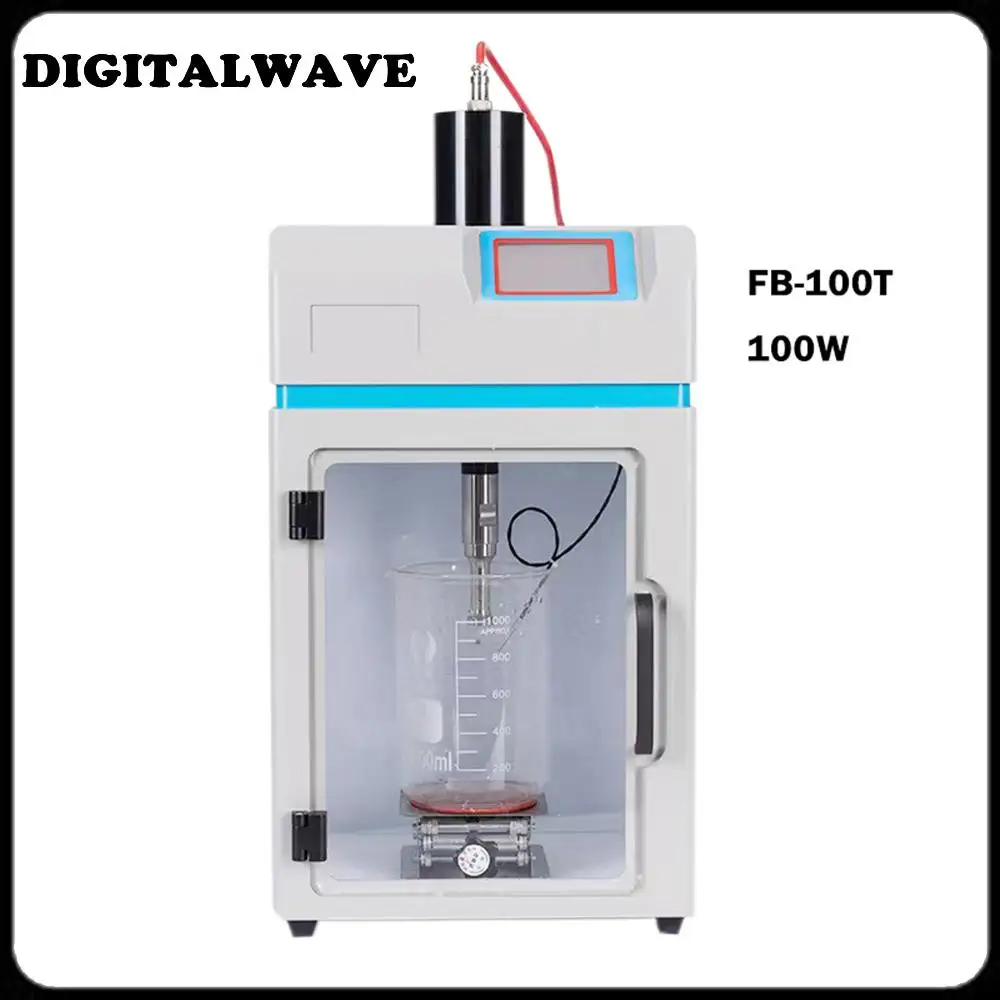 Ультразвуковой гомогенизатор 100 Вт, ультразвуковой процессор, ультразвуковой дезинтегратор клеток, миксер CE ISO 24 кГц 0,1-100 мл