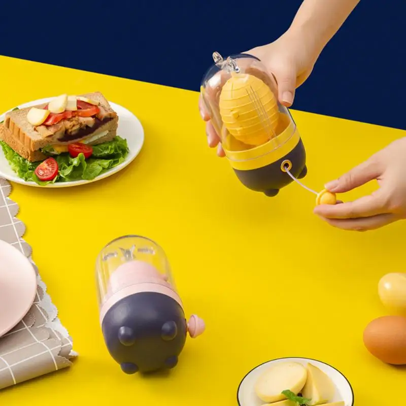 

Household Egg White Yolk Mixer Manual Egg Scrambler Puller Without Breaking Eggs Hand Egg Shaker Albumen Taste Egg Tool