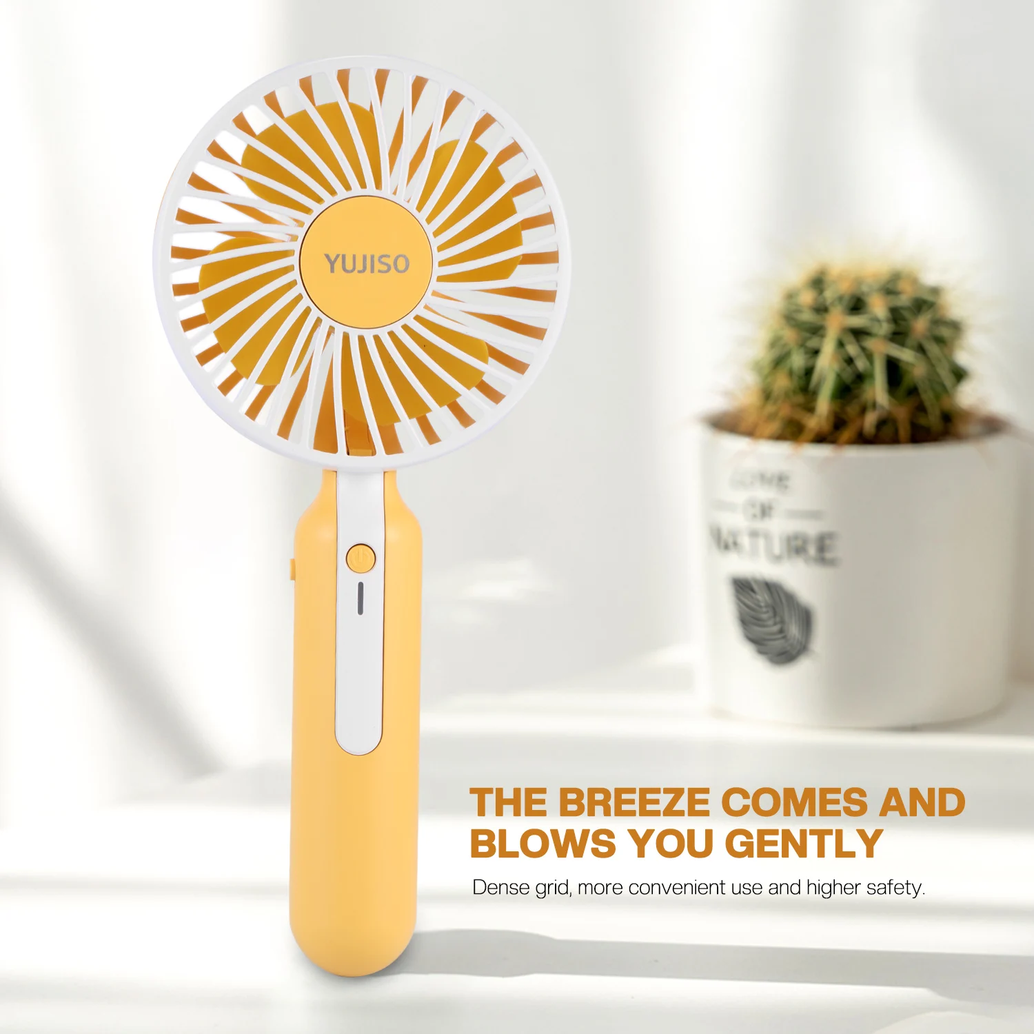 

Portable Fans Handheld USB Rechargeable Fan Desktop air Cooler Outdoor Fan Cooling Travel Hand Fans 1200MAH