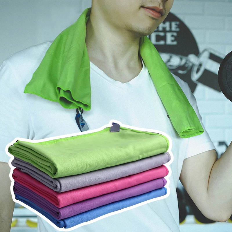 Water Absorbent&sweat-absorbent Towel No Pilling Superfine Fiber Sports Bath Towel
