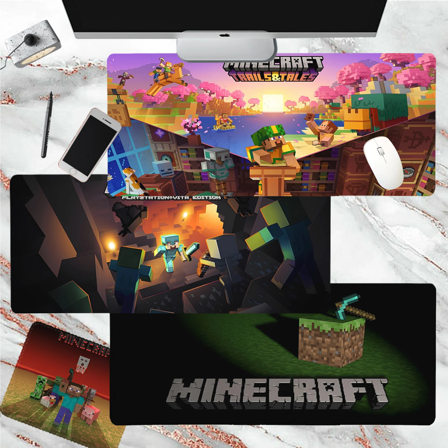 

Game Mine C-Crafts Mousepad High Quality gamer play mats Mousepad Size for Game Keyboard Pad for Gamer