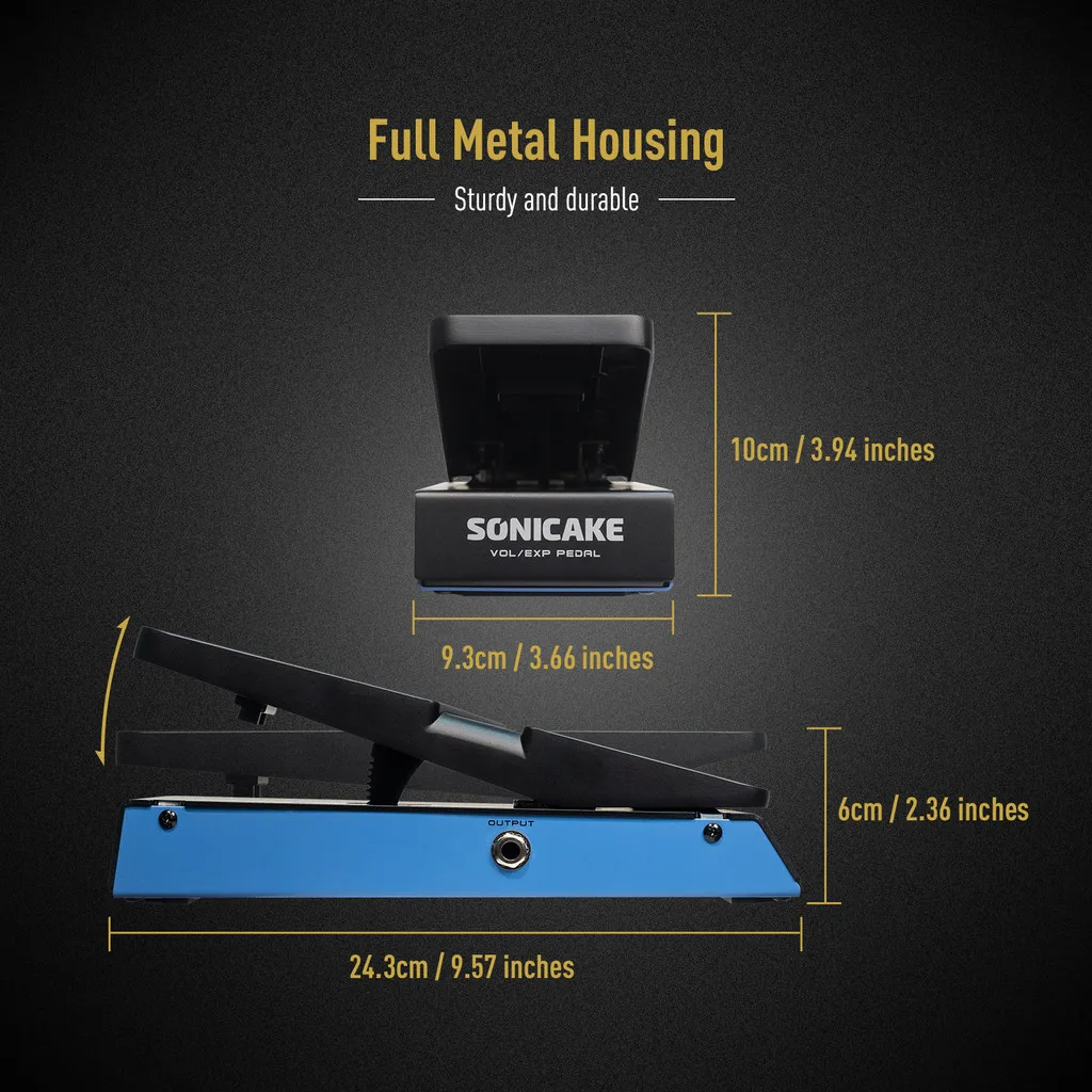 SONICAKE QEP-20 FlipVol Гитарная педаль эффектов Expression EXP и комбинированная пассивного