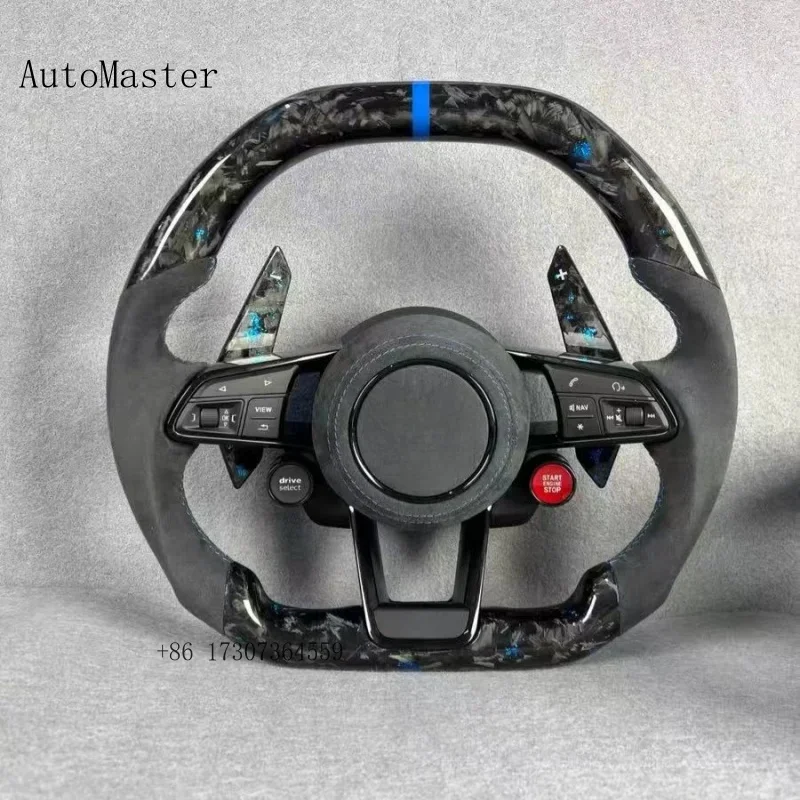 Фото Индивидуальный руль из карбона для Audi A1 A2 A3 A4 A5 A6 A7 S3 RS3 S4 RS4 S5 RS5 S6 RS6 TT TTRS R8 №2
