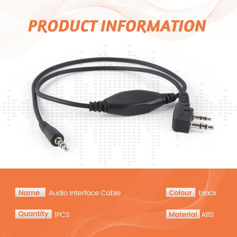APRS-K1 кабель аудио интерфейса для Baofeng/Kenwood/ɽ/TYT Quansheng Android(Aprsdroid)-IOS (Aprspro)
