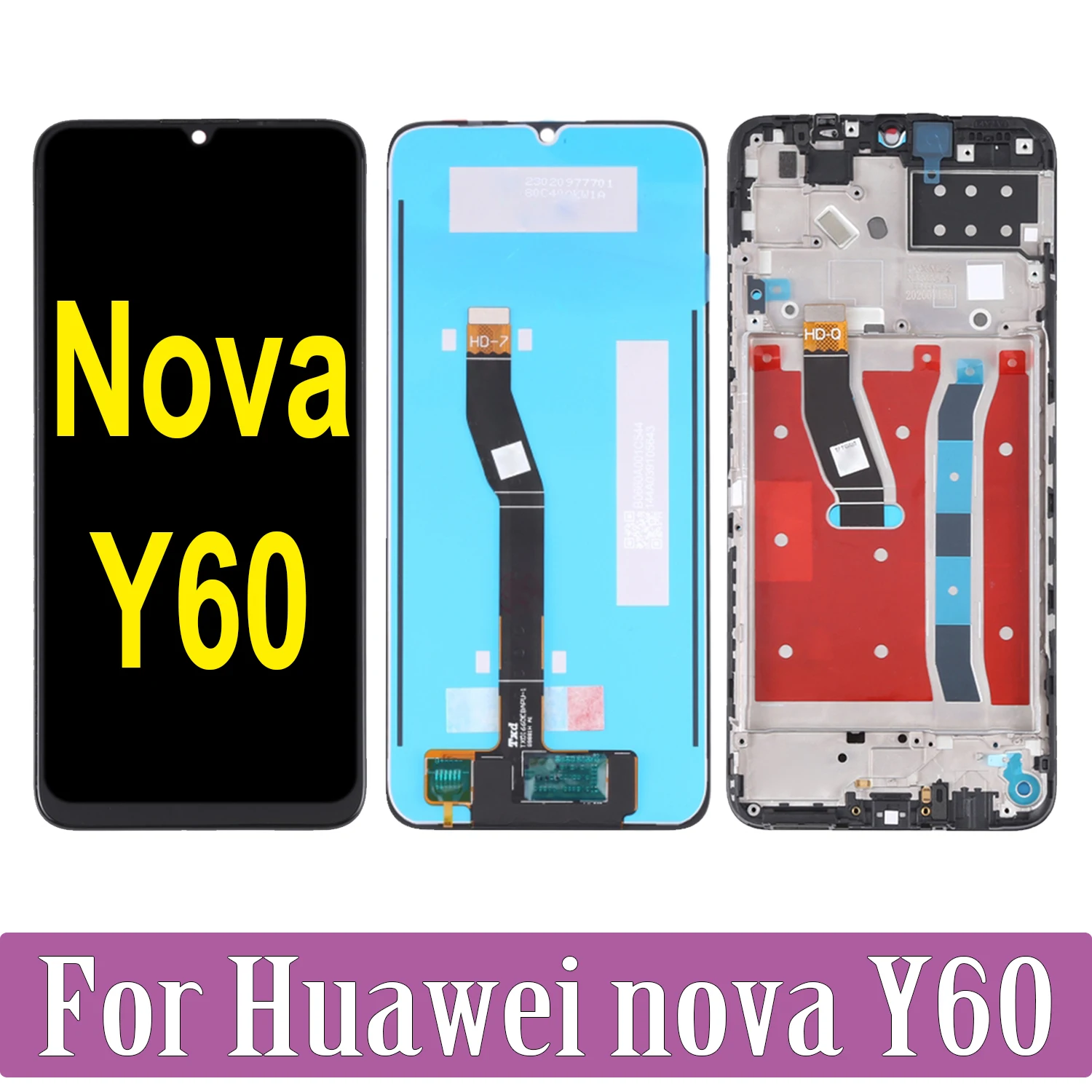 

6.6'' Original For Huawei Nova Y60 WKG-LX9 Wukong-L29A LCD Display Touch Screen Digitizer Assembly For Huawei NovaY60 LCD