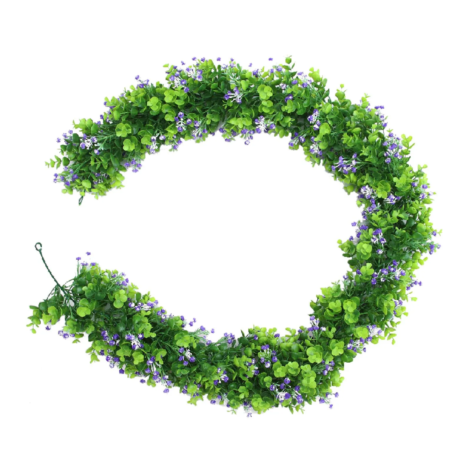 

Green Flowers Artificial for Decoration Vines Arch For Wedding Outdoor Faux Artificial Flower Garland Fake Flowers Small