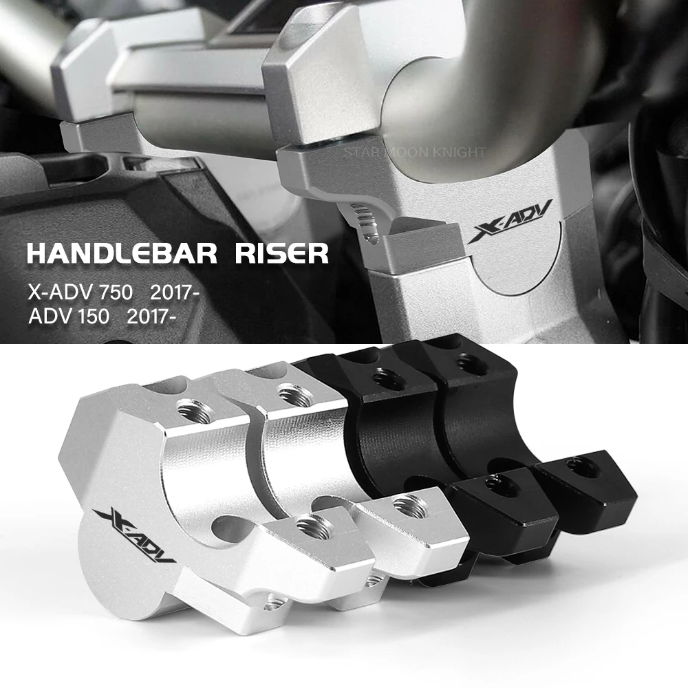 

Motorcycle Handlebar Riser Drag Handle Bar Clamp Extend Adapter For Honda X-ADV 750 XADV750 XADV ADV 150 ADV150 2017 - 2023