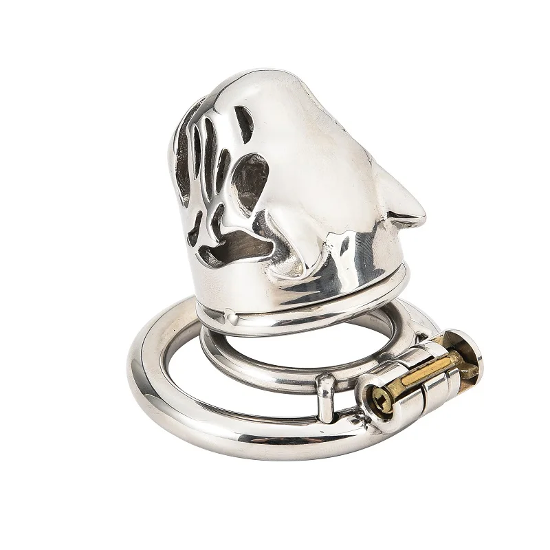 Замок для пениса из нержавеющей стали Женский верности маленькая Мужская