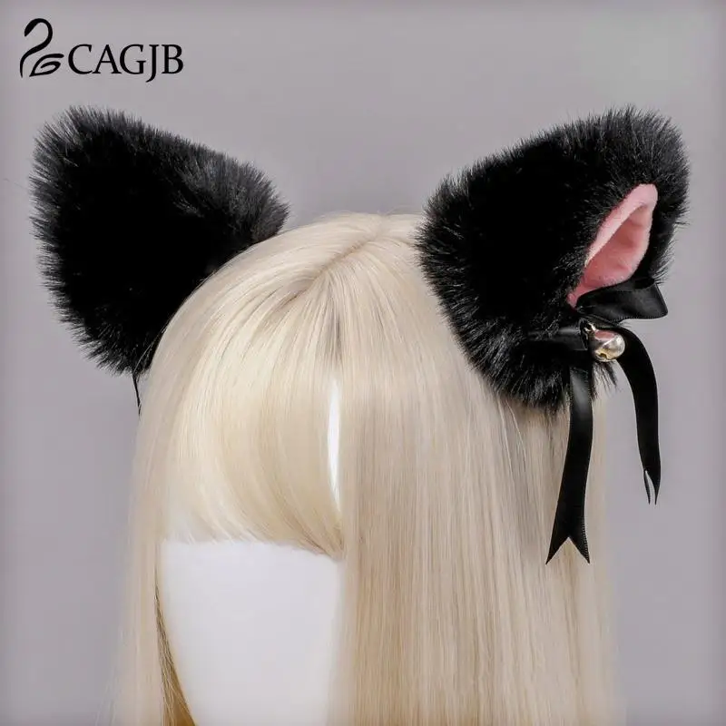 

Plush Animal Ears Hairpins Lolita Sweet Fluffy Cat Fox Ear Cosplay Anime Hair Clips Party Costume Hair Accessories