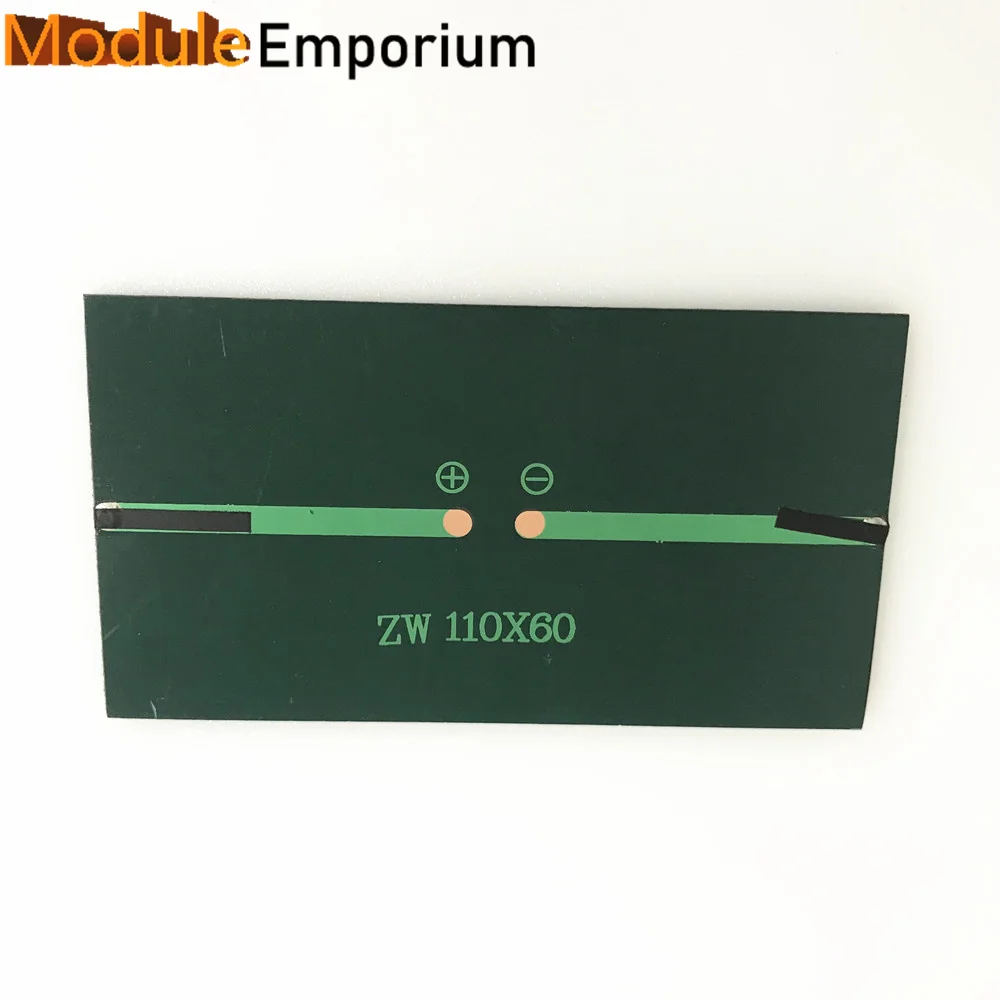 Polysilicon Solar Panel 6V 1W  110 * 60  Charger Portable DIY Sun power Cell Module