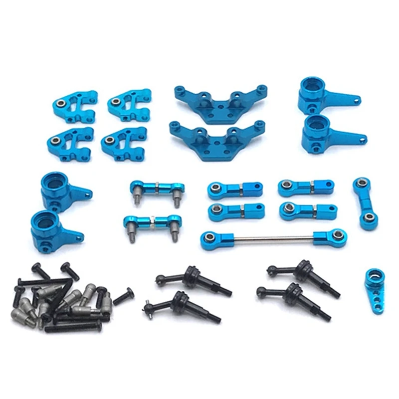 

Металлический полный комплект, обновленные детали, вращающийся рычаг, приводной вал рулевого колеса для Wltoys 284131 K969 K979 K989 P929 1/28, Радиоуправля...