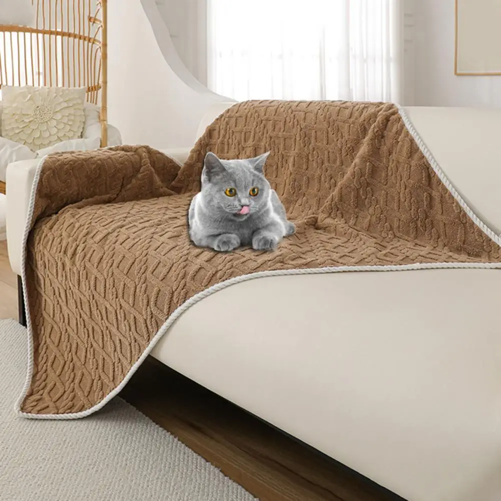 Плюшевое одеяло для собак большая толстая теплая водонепроницаемая машинная