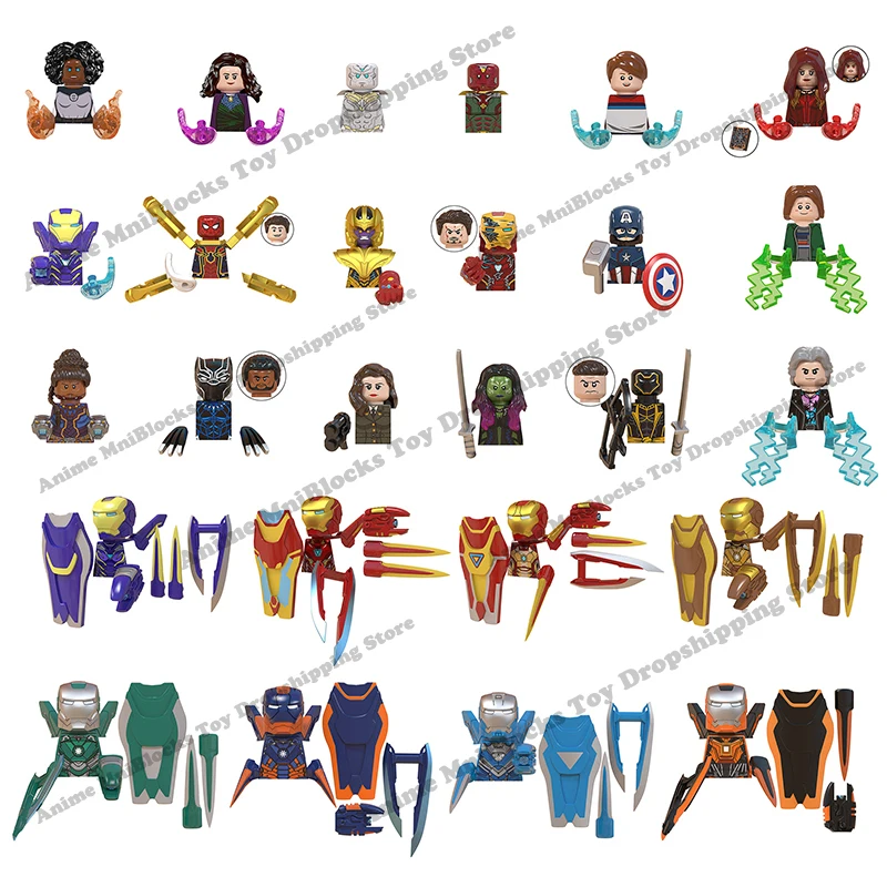 

WM6065 WM6068 WM6115 WM6118 Disney anime bricks movies anime heroes mini action toy figures Assemble building blocks kids gifts