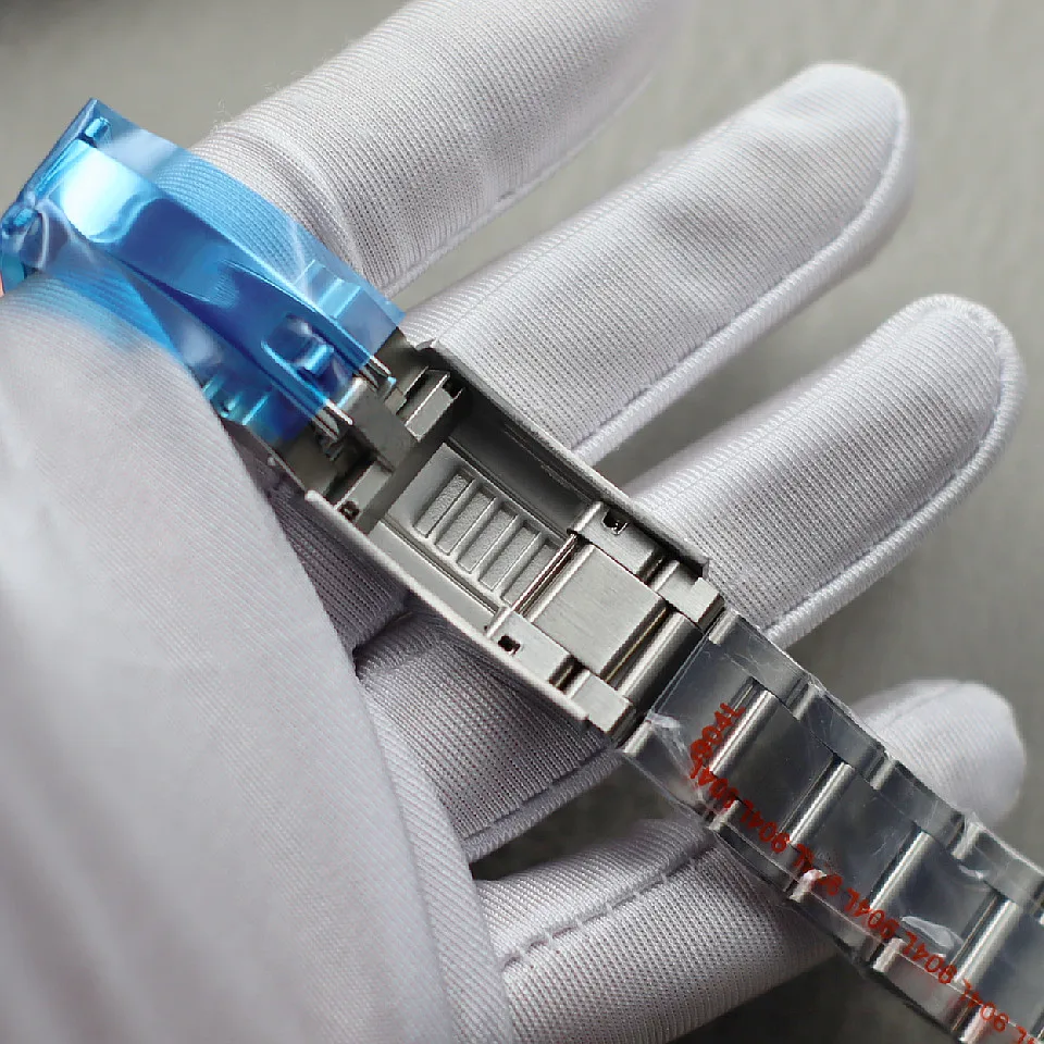 Fine steel 41 watch strap without Logo 21mm stainless steel bracelet steel belt green water ghost submarine log  Fine steel 41 w