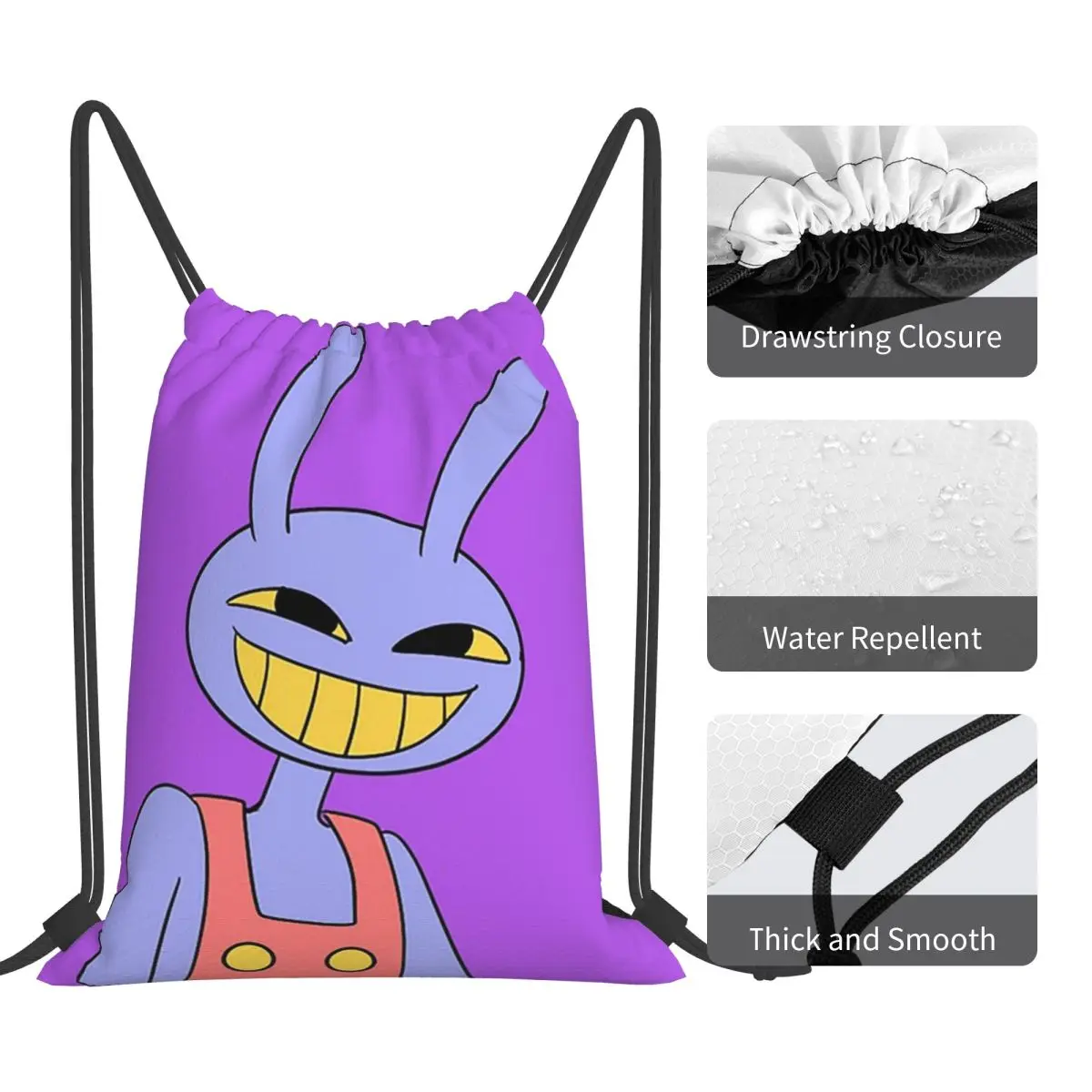 Jax-The Amazing Digital Circus Рюкзаки Портативные сумки на шнурке Карманная сумка для