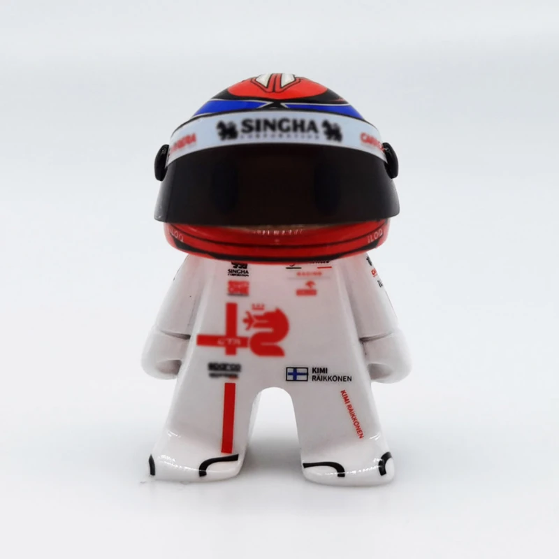 

F1 racing original peripheral ornaments Alfa Romeo Raikkonen Q version doll 2021 kimi doll C41