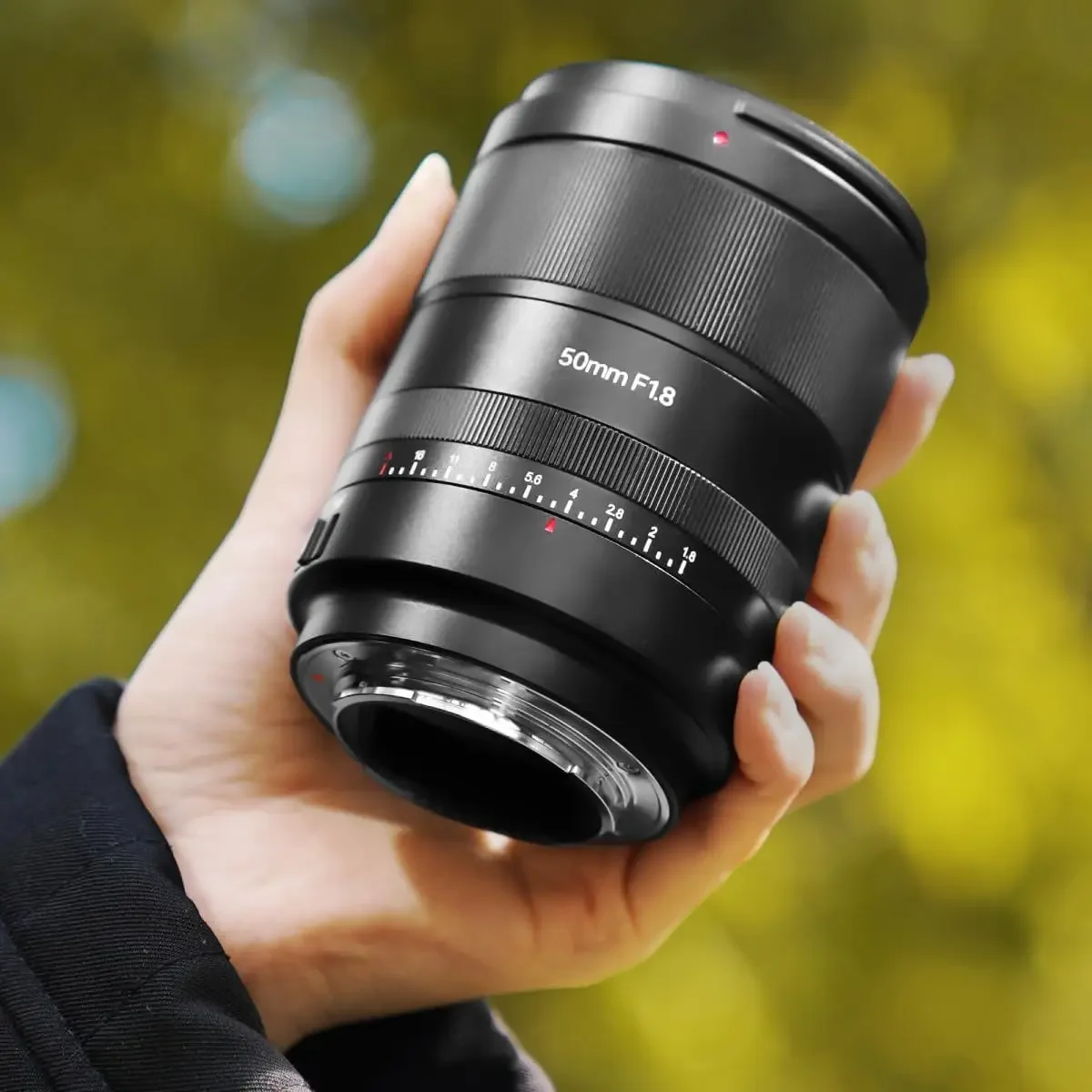 Объектив камеры 7artisans 50 мм F1.8 STM с автофокусом полнокадровый