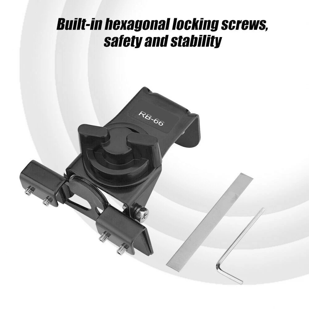 

RB66 Stable Durable Walkie Talkie Radio Antenna Mount Car Mobile Clip Bracket Stainless Steel Mini Holder Base Easy Install