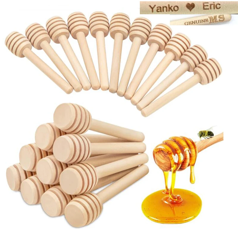 

Personalized Wooden Honey Dipper Custom Engraved Mini Wooden Honey Dipper Personalised Wooden Spoon Wooden Gifts Spoon Dipp