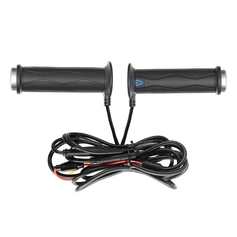 

Ручки на руль мотоцикла с электрическим подогревом, ручки с подогревом, 5-ступенчатый контроль температуры, водонепроницаемый дизайн, простая установка