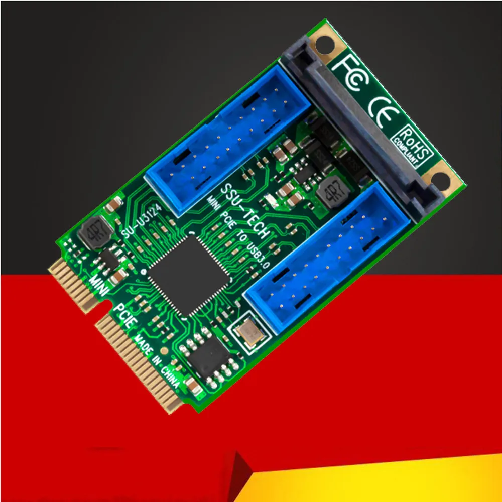Плата расширения Mini PCI-E на USB 3 0 15pin SATA |