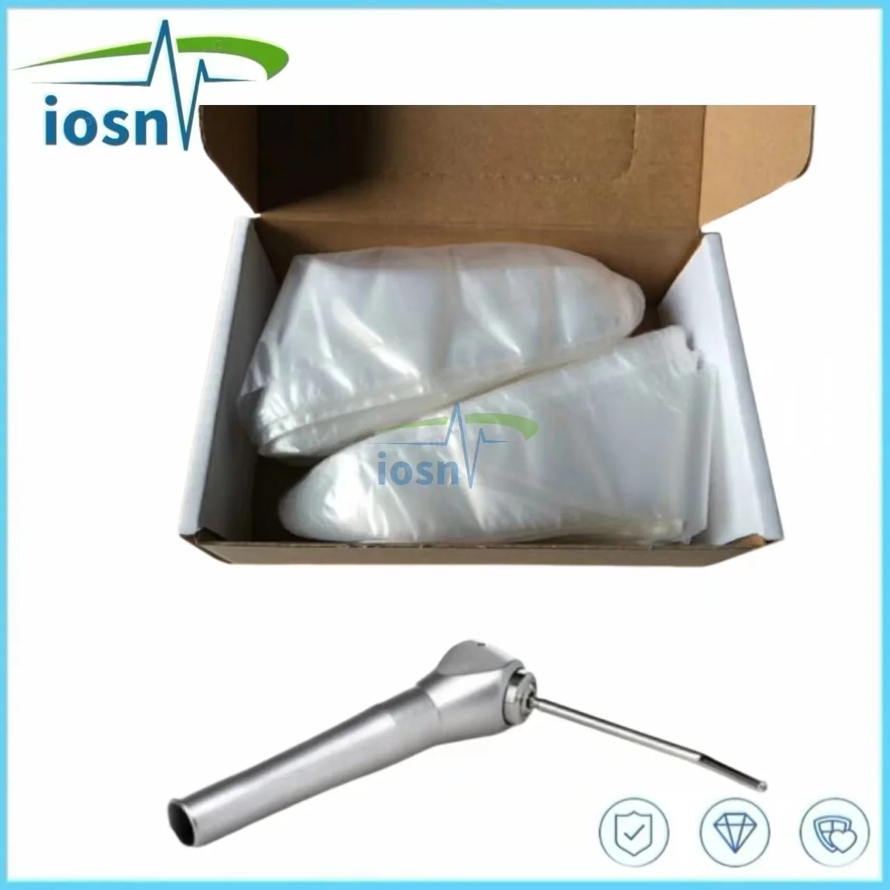 500 шт./коробка стоматологические трехсторонние шприцы для пистолета