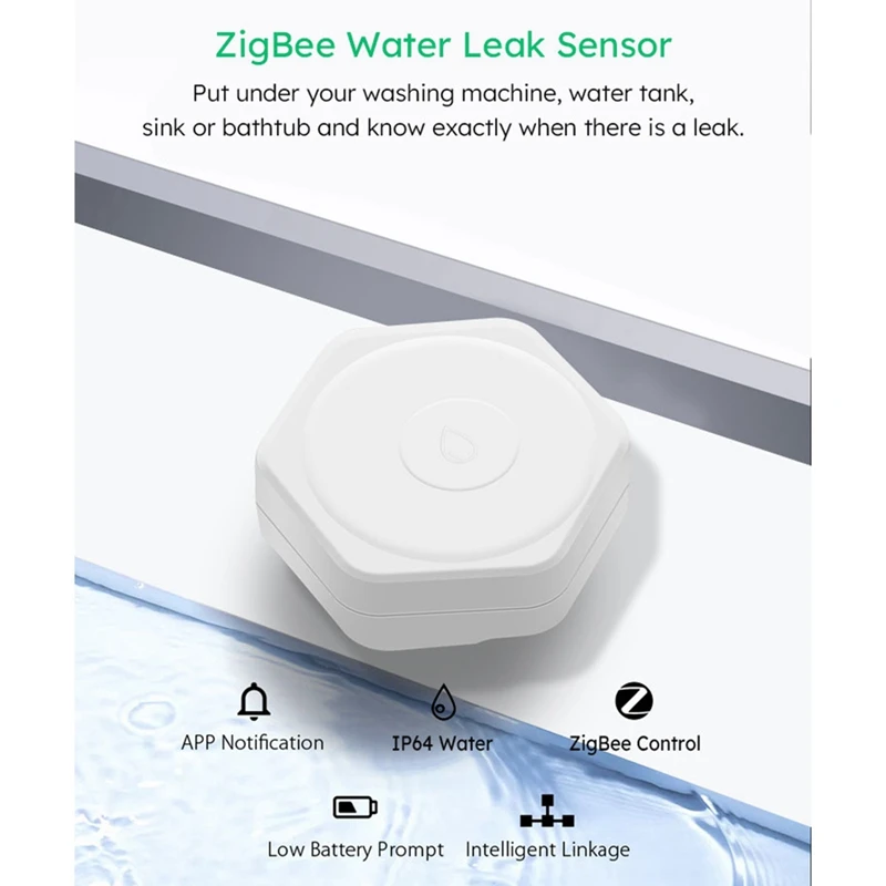Датчик утечки воды Tuya Zigbee