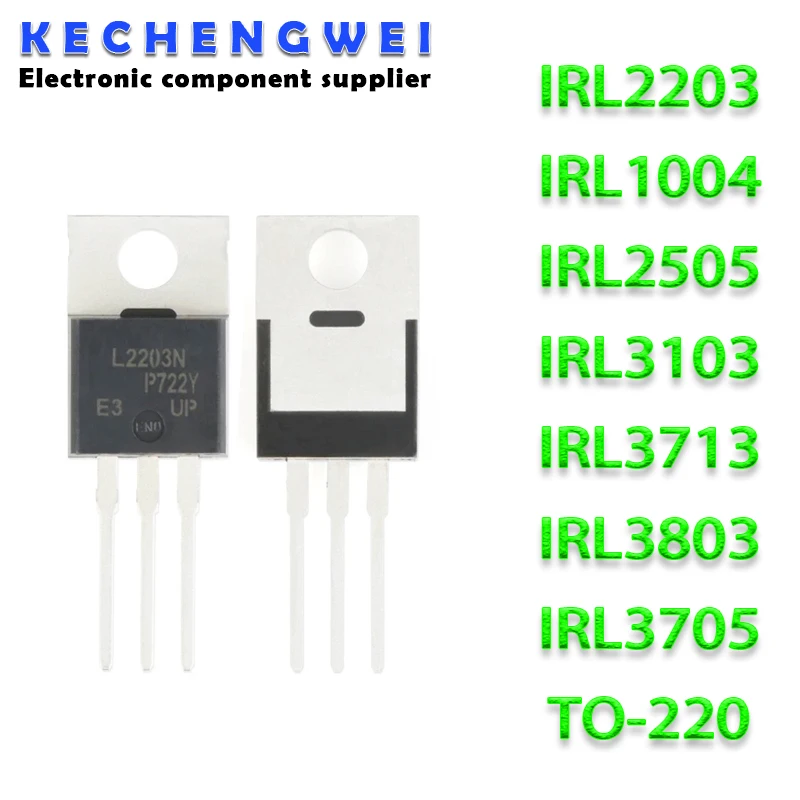 IRL2203N TO220 IRL2203 TO-220 IRL2203NPBF IRL1004 IRL2505 IRL3103 IRL3713 IRL3803 IRL3705N IRL3705 IRL2505PBF IRL3705NPBF, 10 шт. IRL2203N TO220 IRL2203 TO-220 IRL2203NPBF IRL1004 IRL2505 IRL3103 IRL3713 IRL3803 IRL3705N IRL3705 IRL2505PBF IRL3705NPBF, 10 шт.