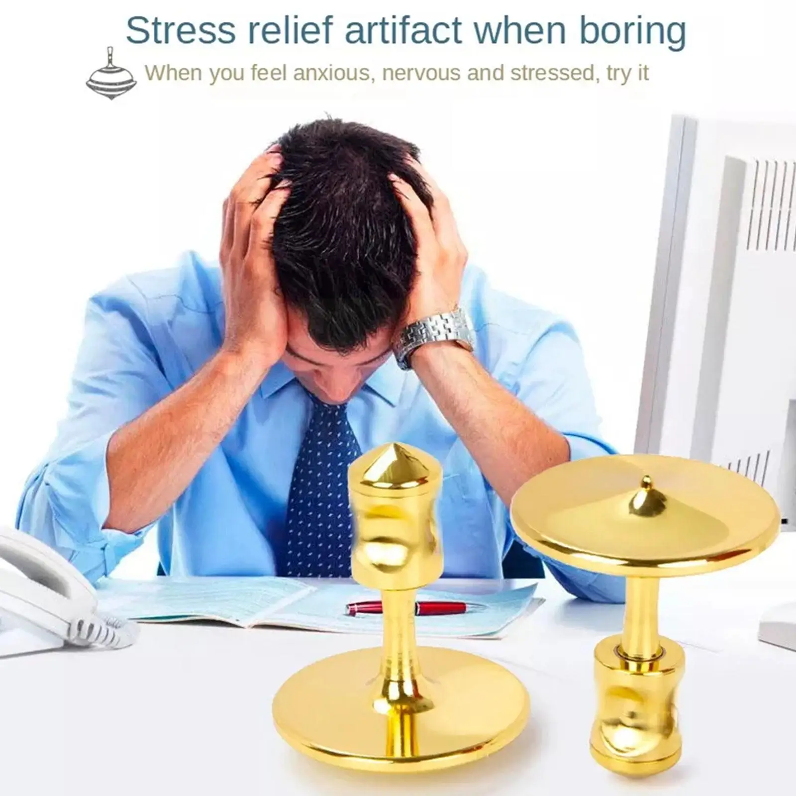 

Precision Gyroscope Desktop Balance Toy Training Toy Kill Toys Balance Toy Stress Relief Anti Gravity Gyroscope For Ad W2d3