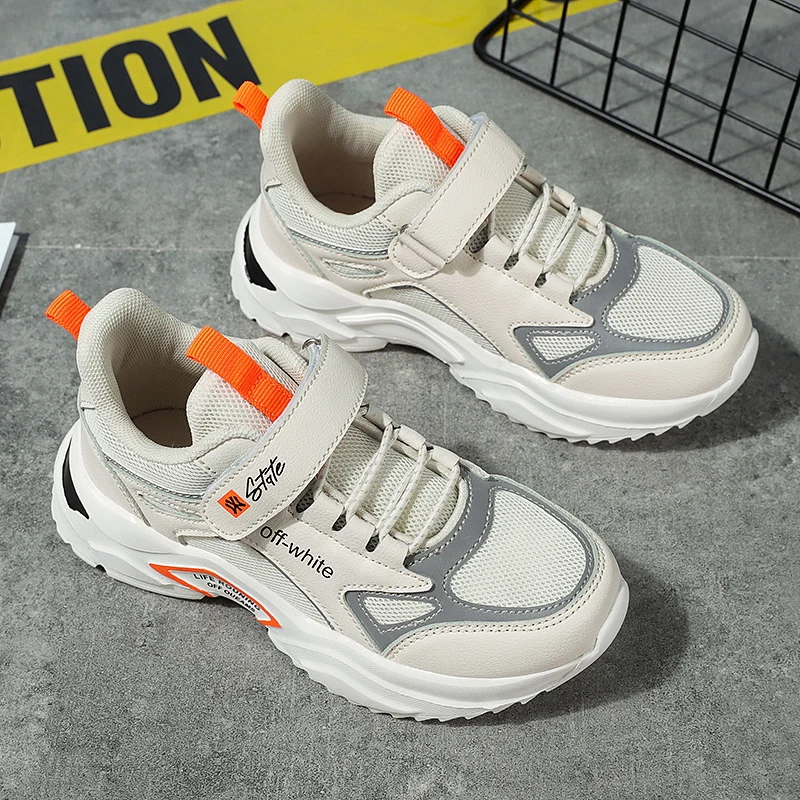 

Boys And Girls Summer Sports Shoes Mesh Comfortable Breathable Luminous Effect Casual Wear-Resistant Children's Shoes