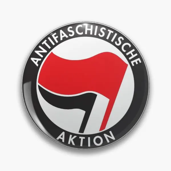 

Antifa, антифаскремниевый флаг, мягкая булавка для пуговиц, подарок, модный мультяшный значок, металлическая Женская булавка для лацкана, Декор, брошь для одежды, милая