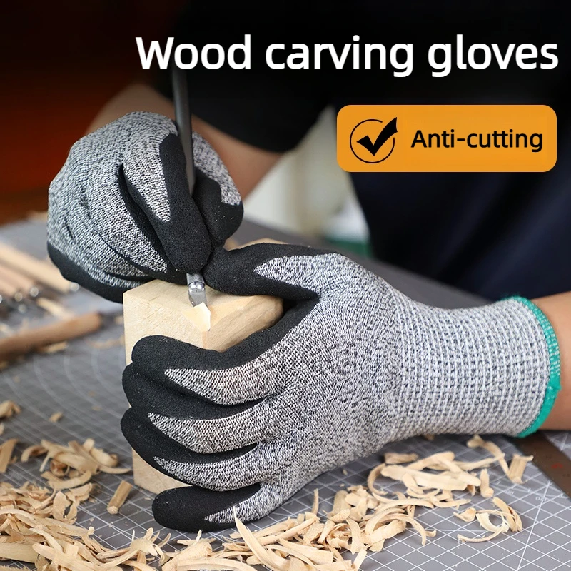 

Устойчивые к порезам рабочие перчатки HPPE и нитрил