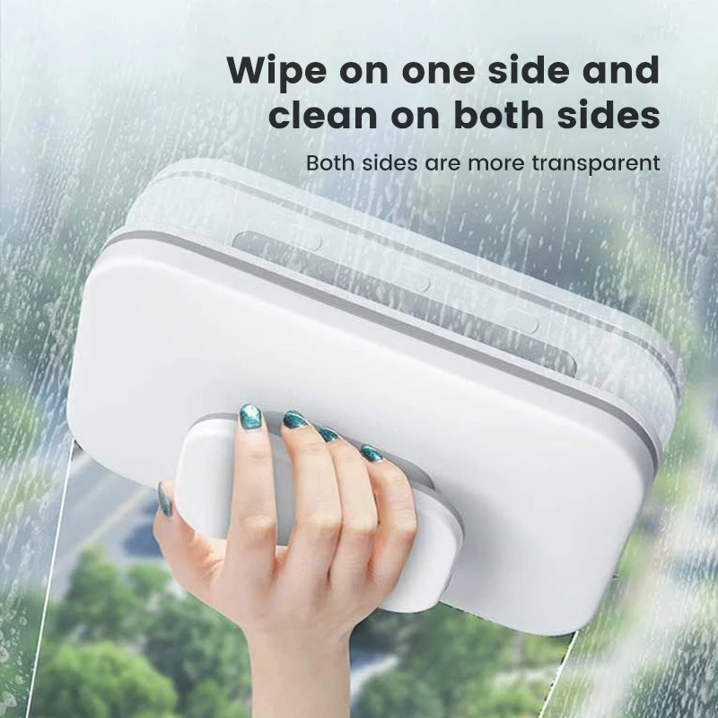 

Магнитная щетка для мытья окон, двусторонний стеклоочиститель для мытья окон, инструменты для уборки дома